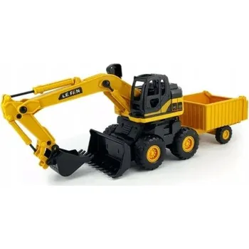 autíčko Pracovní autíčka - jeřáb s vlečkou