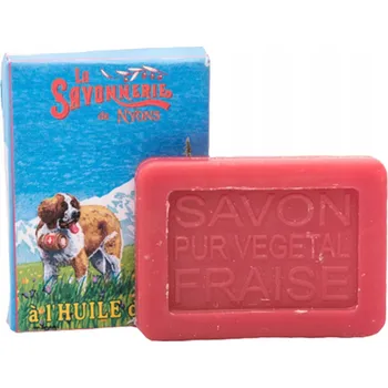 Koupelová kosmetika Mini parfémované mýdlo v krabičce La Savonnerie de Nyons JAHODA 25g, (JAHODA)