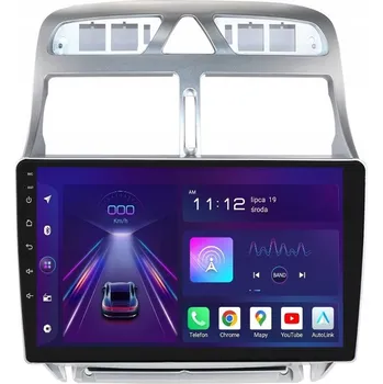 Autorádio 2DIN AUTORÁDIO S NAVIGACÍ ANDROID PEUGEOT 307 8/256 GB DSP ACARPLAY LTE