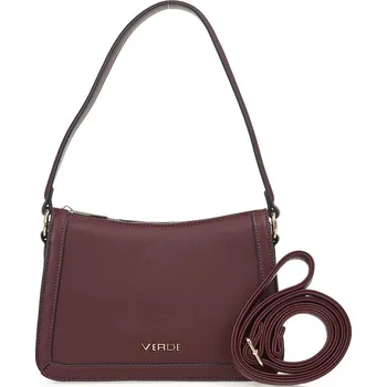 Kabelka Verde Dámská crossbody kabelka 16-7545 Bordeaux + 2 měsíce na vrácení zboží