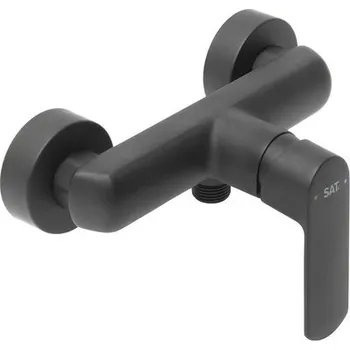 Vodovodní baterie Sprchová baterie SAT Feel bez sprchového setu 150 mm černá matná SATBSFEEL268C