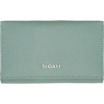 SEGALI Dámská kožená peněženka 7074 B sage + 2 měsíce na vrácení zboží