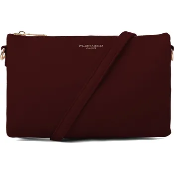 Kabelka FLORA & CO Dámská crossbody kabelka 2388 Rouge Fonce + 2 měsíce na vrácení zboží