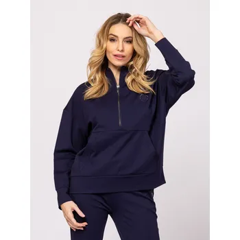 Dámská mikina Heavy Tools dámská mikina se zipem Tayra tmavě modrá Velikost: M