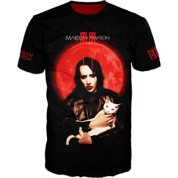 rockove tricko Marilyn Manson velikost: 7XL - šířka 73 cm, délka 80 cm