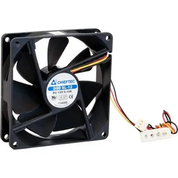 PC ventilátor CHIEFTEC větrák AF-0925S, 92x92x25 mm Sleeve Fan, with 3/4pin connector