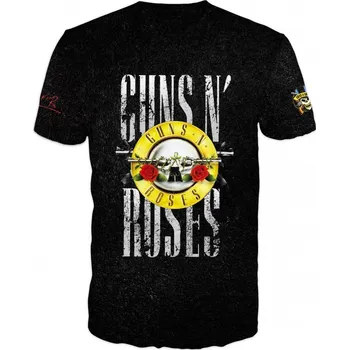Pánské tričko rockove tricko Guns n Roses velikost: 6XL - šířka 70 cm, délka 79 cm