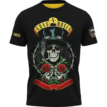 Pánské tričko rockove-tricko-guns-n-roses velikost: 5XL - šířka 67 cm, délka 78 cm