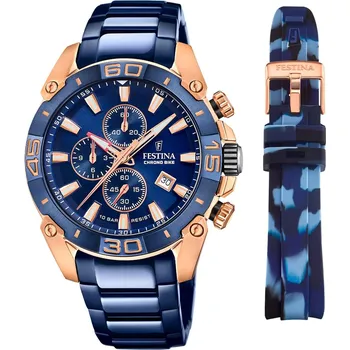 Hodinky Festina Chrono Bike 20711/1 + náhradní řemínek + prodloužená záruka 5 let + 5 let na výměnu baterie zdarma + možnost výměny do 190 dní + zkrácení řemínku zdarma + doprava zdarma