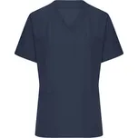 James & Nicholson Tričko JN 3103, elastické, kazak s výstřihem do V, krátký rukáv, dámské COT02310300305-navy 2XL Navy