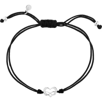 Náramek Náramek s prvky ze stříbra - srdce, nekonečno, love - AP540-8749