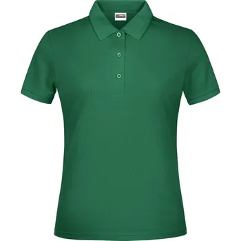 James & Nicholson Polokošile JN 791, krátký rukáv, dámská COT02079103505-irish green 2XL Zelená irská