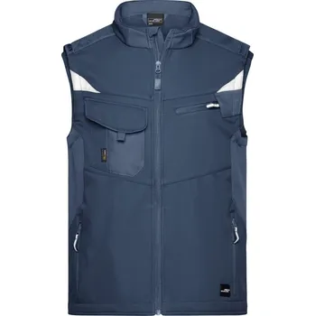 pracovní vesta James & Nicholson Vesta JN 845 Strong COT02084585716-navy/navy Navy 6XL
