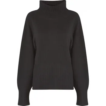 Kašmírový rolák LINEA černý XL / Černá