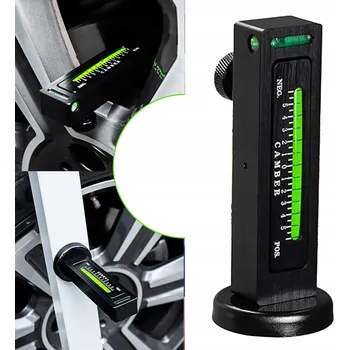 Vodováha MĚŘIČ SKLONU KOLA ZAVĚŠENÍ GEOMETRIE VODOVÁHA černý