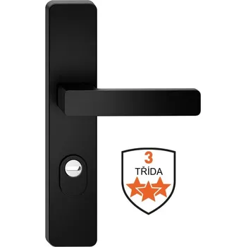 Dveřní kování ATLAS bezpečnostní kování černé RC3 AT92CRC3 Černá 92mm do 64mm