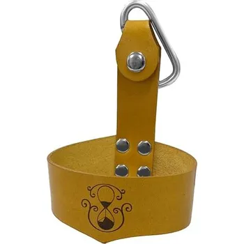 Karnevalový doplněk imago Kožený závěs na festivalový kelímek s logem Tempus