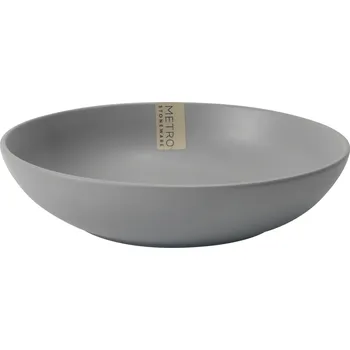 Talíř Clay - II.jakost Hluboký talíř Metro ø 22cm, šedá, II. Jakost SB230386 – neutrální tón vhodný pro každodenní použití.