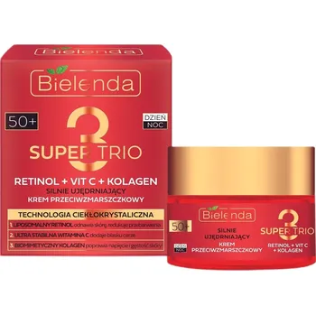 Pleťový krém BIELENDA_Super Trio 50+ Silně zpevňující denní krém proti vráskám 50ml