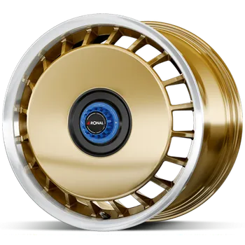 Disk Alu disk Ronal R50 Gold REV-M 8x18 5x120 ET50 zlatý leštěný modrý