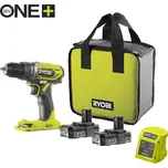 Ryobi R18DD2-220S 18V Akumulátorový vrtací šroubovák (2x2.0Ah)