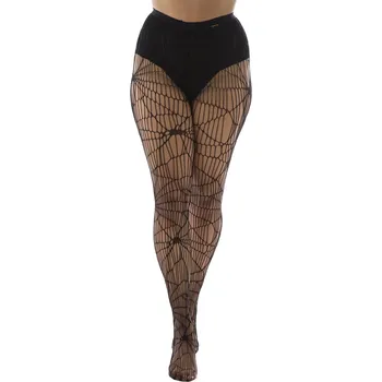 Dámské erotické punčochy punčocháče PAMELA MANN - Cobweb Pattern - Black - 44-46