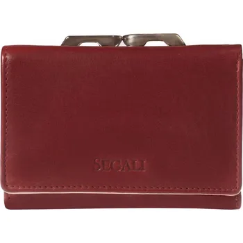 Peněženka SEGALI Dámská kožená peněženka 870 portwine + 2 měsíce na vrácení zboží