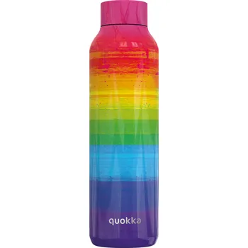 Termoska Nerezová termoláhev Solid, 630ml, Quokka, duhová