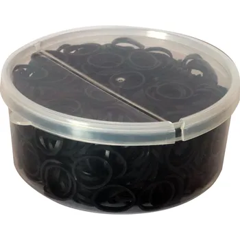 Čištění pro koně KERBL Gumičky do hřívy pro koně černé