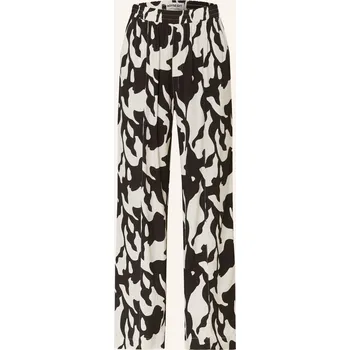 Dámské kalhoty Rouge Vila Dámské Marlene Kalhoty, režná / černá, 34