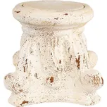 Béžový antik dekorační stolek pod květiny Baroque - 22*22*21 cm