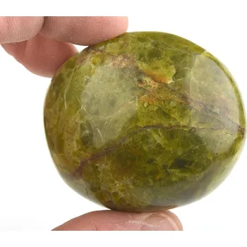 Přírodní kámen Hladký kámen opál zelený 150g (Madagaskar)