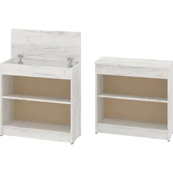 Botník Slevadoma Botník T-01 Barva: dub kraft - bílý