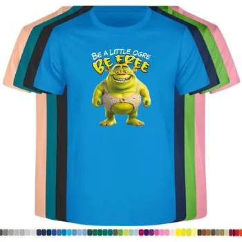 detske-levne-bavlnene-tricko-potisk-Shrek Barva: Azure - azurově modrá, velikost: 140