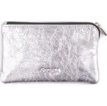 SEGALI Kožená mini peněženka-klíčenka 7289 silver shiny + 2 měsíce na vrácení zboží