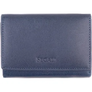 SEGALI Dámská kožená peněženka 7106 BS indigo + 2 měsíce na vrácení zboží