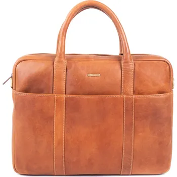 Sportovní taška SEGALI Pánská kožená taška 7009 Cognac + 2 měsíce na vrácení zboží