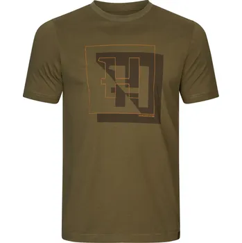 Pánské oblečení HÄRKILA - H-logo triko pánské Dark olive Zelená XXL