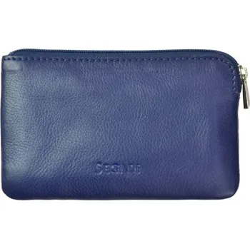 Módní doplněk SEGALI Kožená mini peněženka-klíčenka 7289 blue + 2 měsíce na vrácení zboží