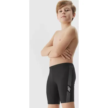 Dívčí plavky Dětské plavky 4F 4FJWSS25USWTM035 DEEP BLACK 146-152