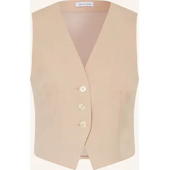 Mrs & Hugs Dámská Blejzrová Vesta, béžová, 44