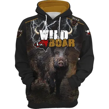 Pánská mikina luxusni_unisex_mikina_myslivecka_divoke_prase Pánské luxusní mikiny: 7XL