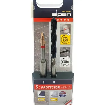 Vrták ALPEN Sada vrtáků Protector C ATM2-6mm 6 mm