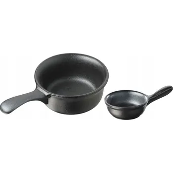 Talíř BELLE CUISINE NOIR Rendlík na máslo 200 ml, průměr 10,5 cm / REVOL