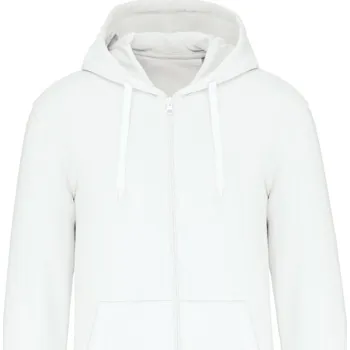 pracovní mikina Kariban Mikina Kariban K4030 s kapucí na zip COT20403000104-white XL Bílá
