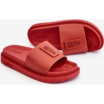 Dámské mokasíny BIG STAR SHOES Dámské pantofle Big Star JJ274A303 Barva: Červená, Velikost: 39