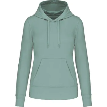 pracovní mikina Kariban Mikina Kariban K4028 s kapucí, ekologická, dámská COT204028m1704-sage XL Sage