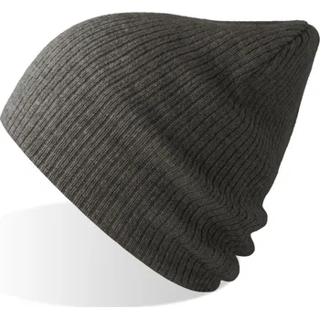 Atlantis Headwear Čepice Brad-S, pletená COT33022207199-dark grey m UNI Melír šedá tmavá