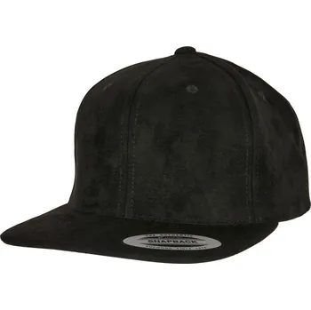 Pracovní přilba Flexfit Kšiltovka 6089SU/6089CH Suede Snapback, 6 panelová COT55689S00299-black Černá UNI
