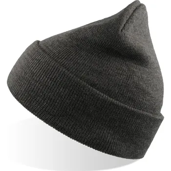 Pracovní přilba Atlantis Headwear Čepice Wind-S, pletená COT33022067099-dark grey Šedá tmavá UNI